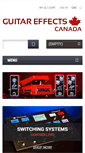 Mobile Screenshot of guitareffectscanada.com